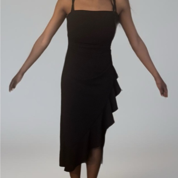 Emerald Sundae Spaghetti Strap Black Dress. Medium But Small - Picture 2 of 9